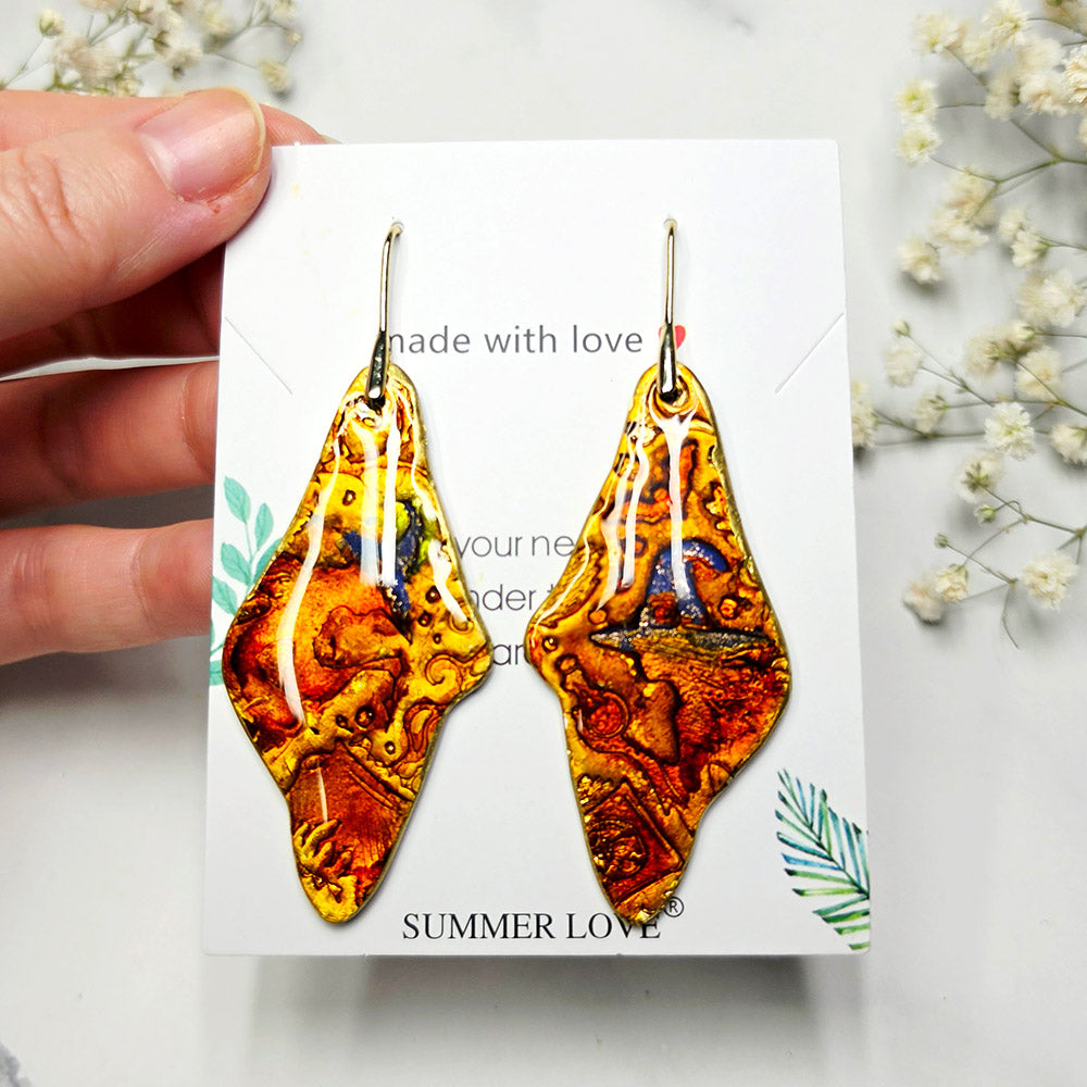 Golden Witchcraft Earrings