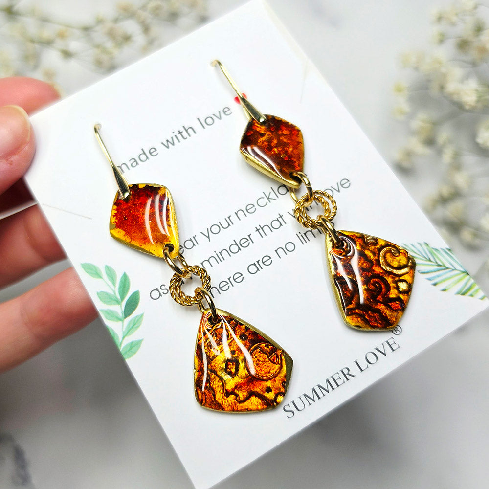 Amber Treasures Earrings