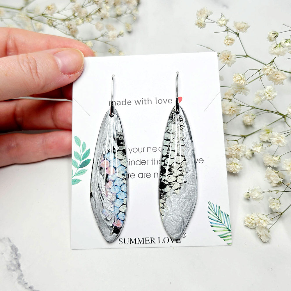 Silver Frost Earrings