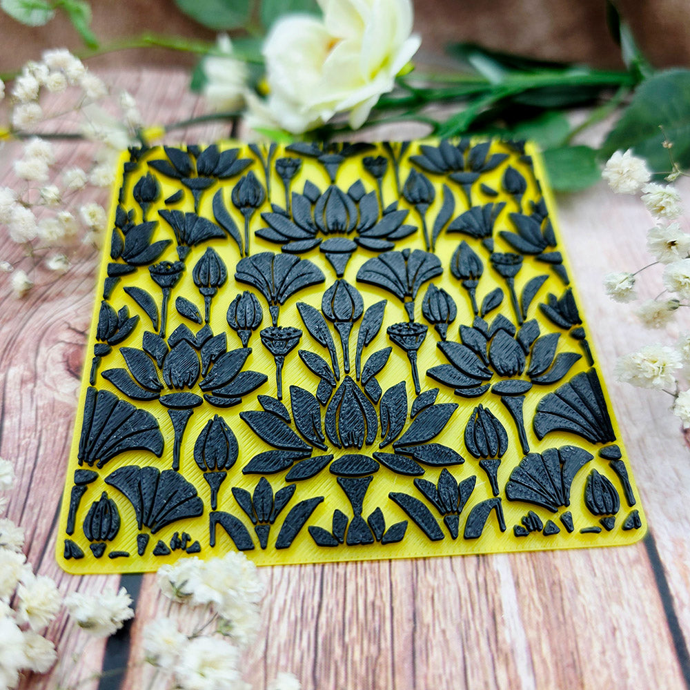Egyptian Texture #8 - Sacred Lotus Garden