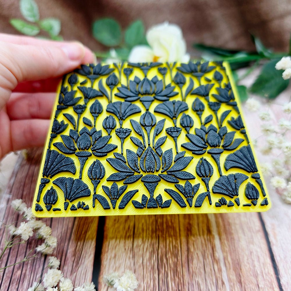 Egyptian Texture #8 - Sacred Lotus Garden
