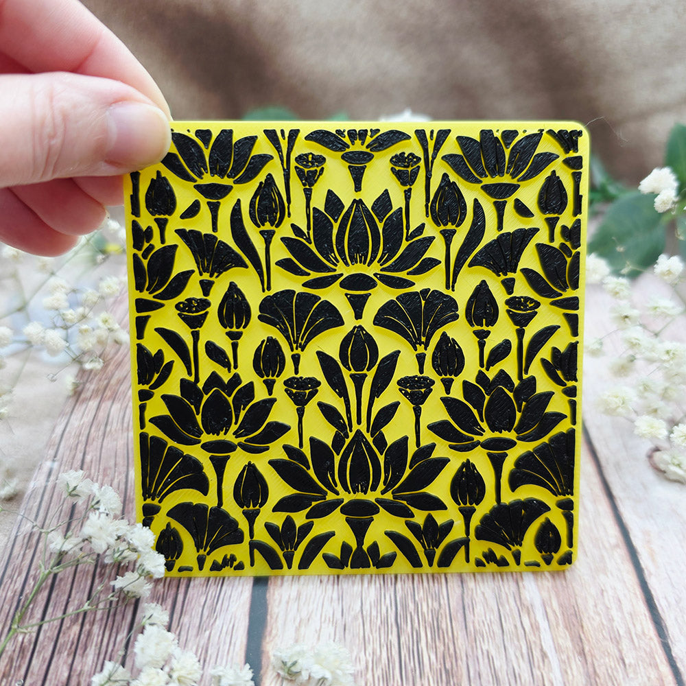 Egyptian Texture #8 - Sacred Lotus Garden