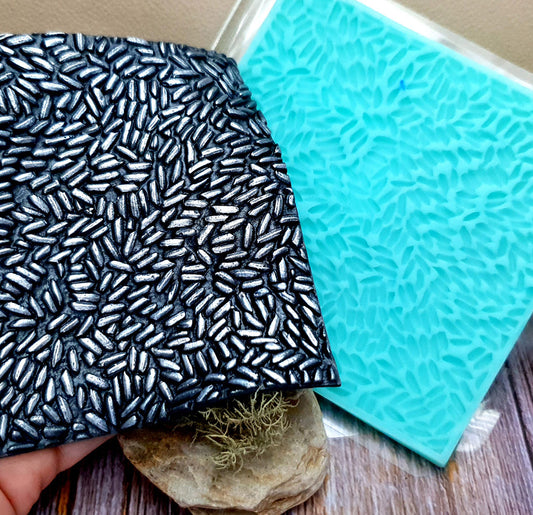 Small Rice Clear Pattern #2 - Silicone Texture