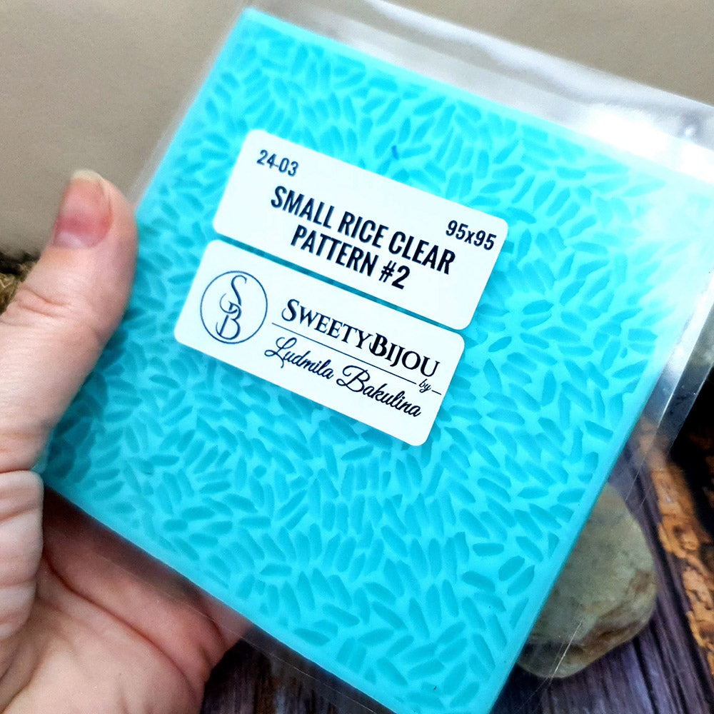 Small Rice Clear Pattern #2 - Silicone Texture