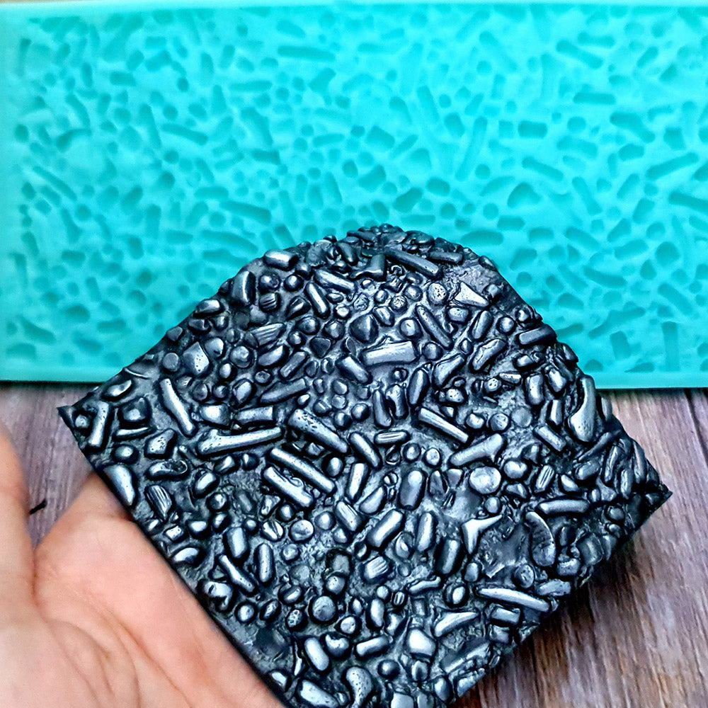 Large Coral Wreckage Pattern - Silicone Texture