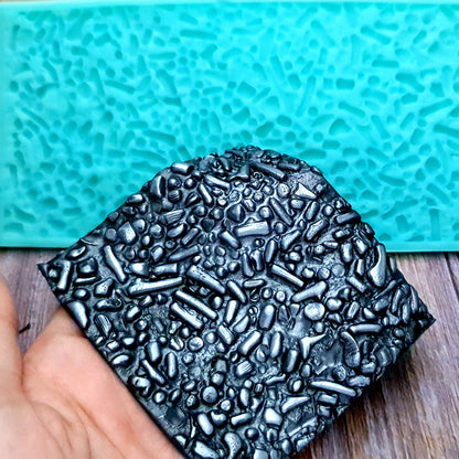 Large Coral Wreckage Pattern - Silicone Texture