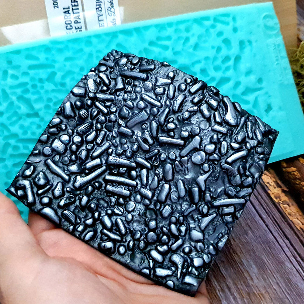 Large Coral Wreckage Pattern - Silicone Texture