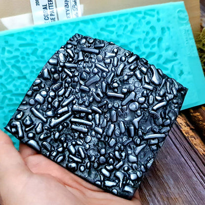 Large Coral Wreckage Pattern - Silicone Texture