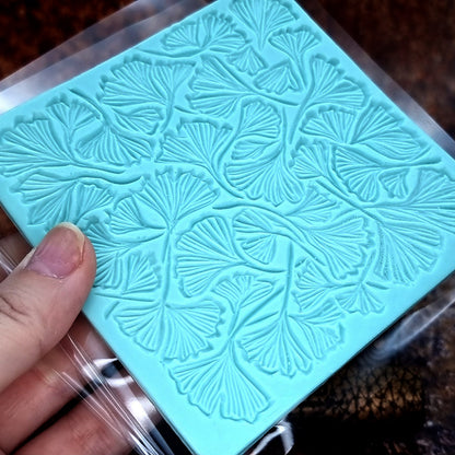 Gingko Leafs Pattern Silicone Texture