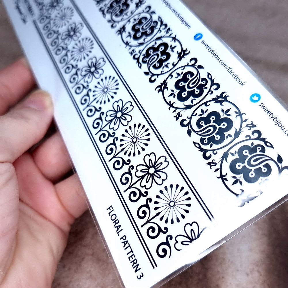 Long texture "Floral Pattern 3+"