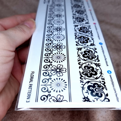 Long texture "Floral Pattern 3+"