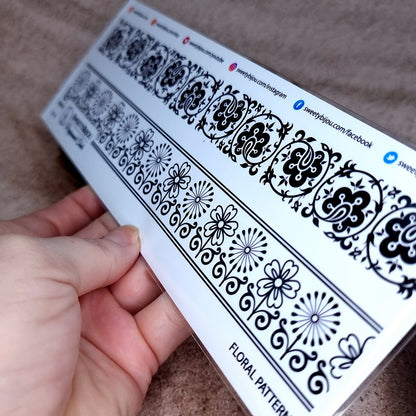 Long texture "Floral Pattern 3+"