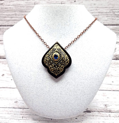 Display for Necklaces - White Marble Display for Necklace SweetyBijou Tools   