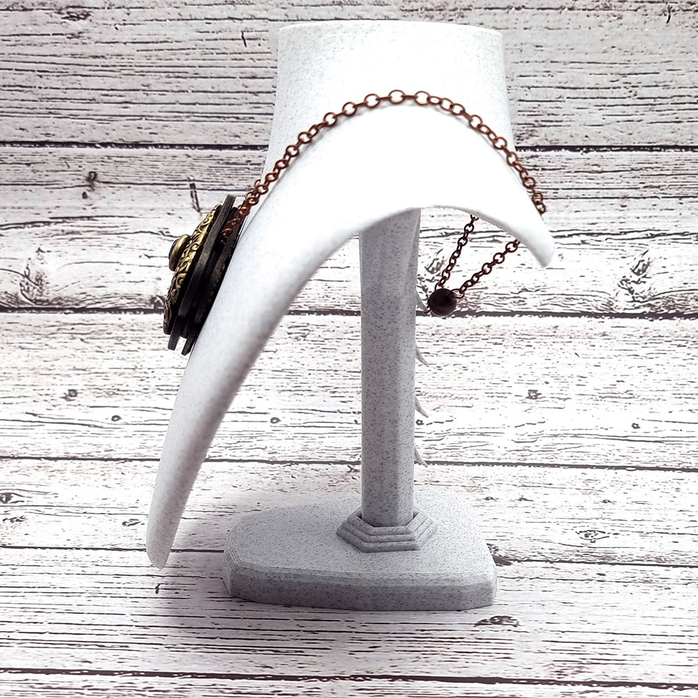 Display for Necklaces - White Marble Display for Necklace SweetyBijou Tools   