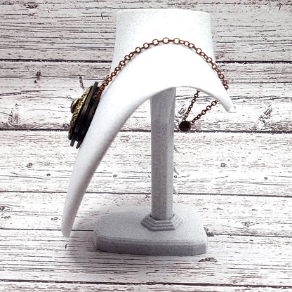 Display for Necklaces - White Marble Display for Necklace SweetyBijou Tools   