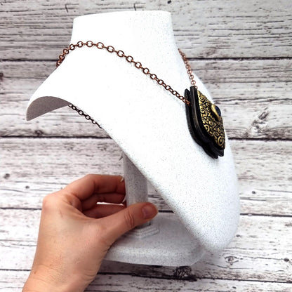 Display for Necklaces - White Marble Display for Necklace SweetyBijou Tools   