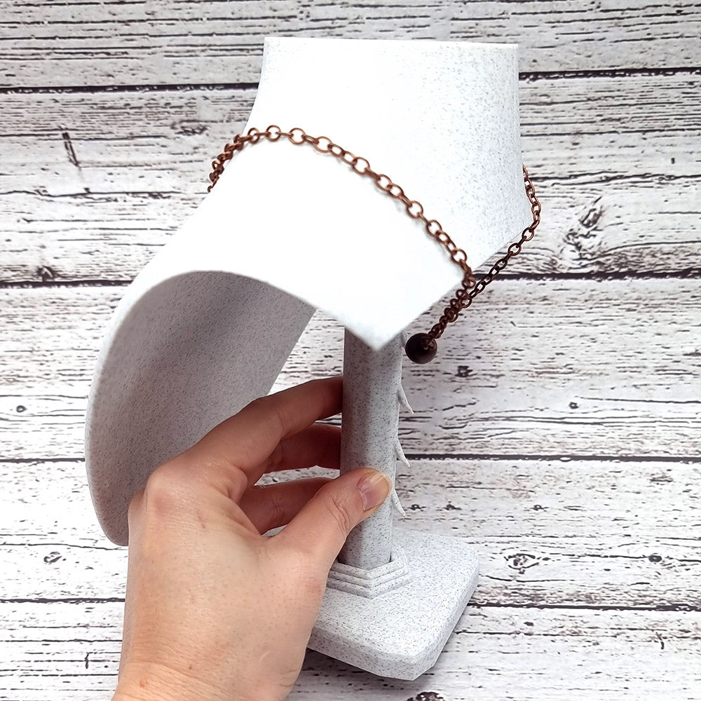 Display for Necklaces - White Marble Display for Necklace SweetyBijou Tools   