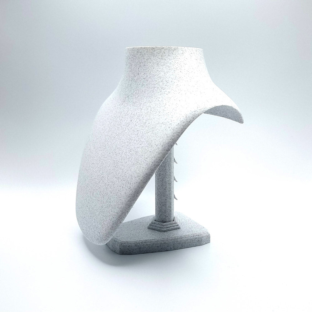 Display for Necklaces - White Marble Display for Necklace SweetyBijou Tools   