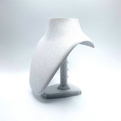 Display for Necklaces - White Marble Display for Necklace SweetyBijou Tools   