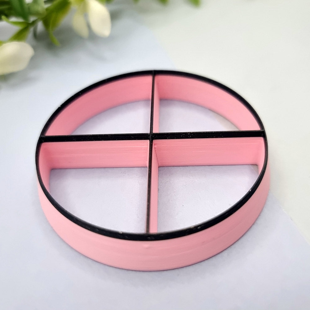 Pizza Cutter - 4 slices Plastic Cutters SweetyBijou Tools   