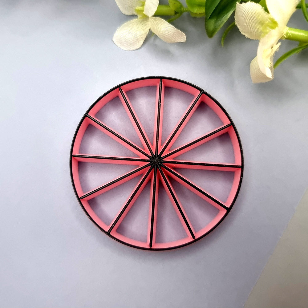 Pizza Cutter - 12 slices Plastic Cutters SweetyBijou Tools   