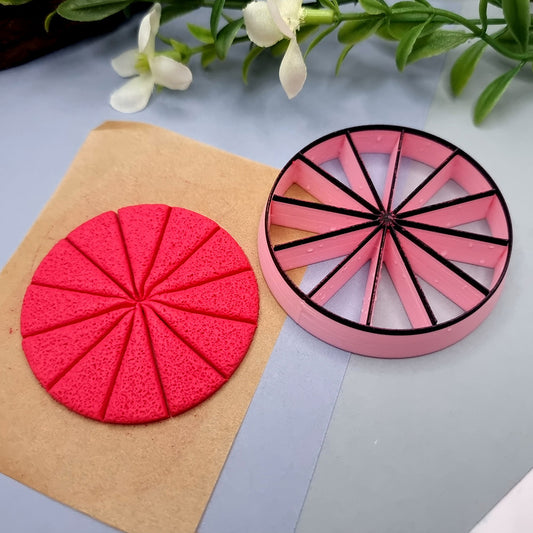 Pizza Cutter - 12 slices Plastic Cutters SweetyBijou Tools   