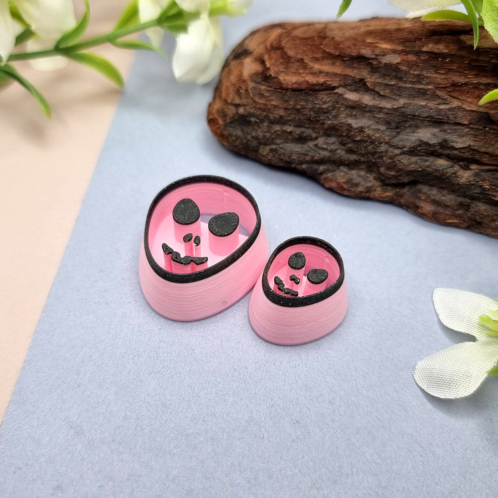 Alien shape Halloween polymer clay cutter