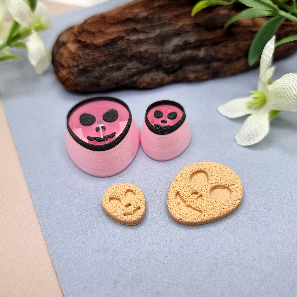 Alien shape Halloween polymer clay cutter