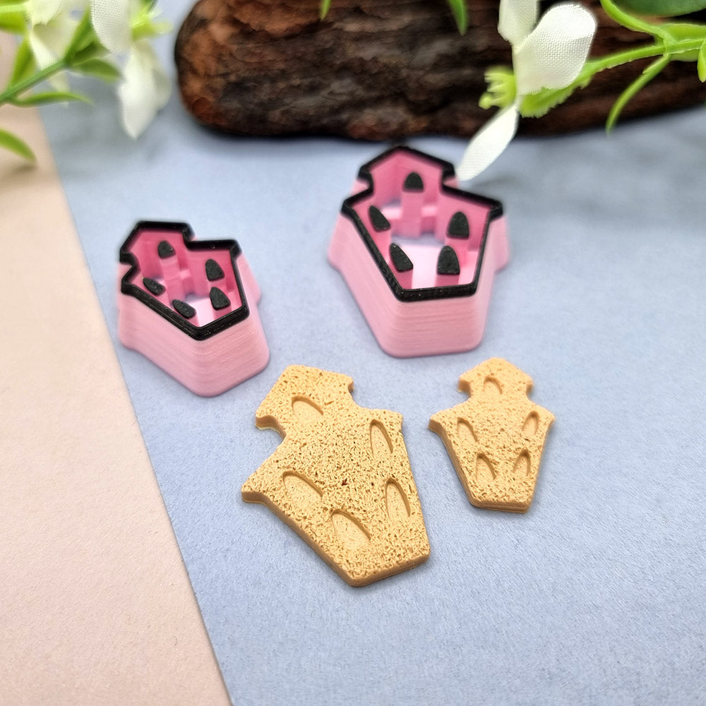 Ghost House | Halloween Clay Cutter