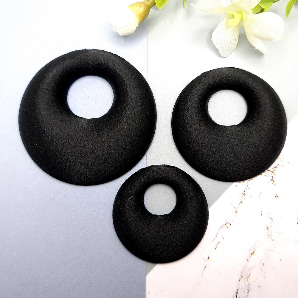 Geometric Blanks - Circle Side Donut Bakeable Blanks SweetyBijou Tools   