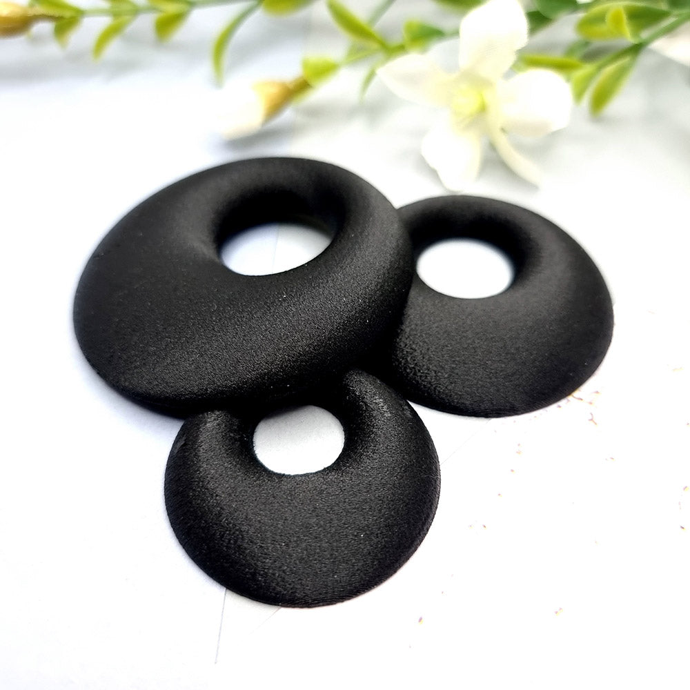 Geometric Blanks - Circle Side Donut Bakeable Blanks SweetyBijou Tools   