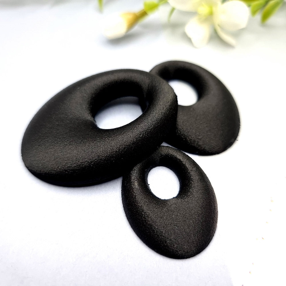 Geometric Blanks - Oval Side Donut Bakeable Blanks SweetyBijou Tools   