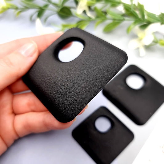 Geometric Blanks - Square Side Donut Bakeable Blanks SweetyBijou Tools   