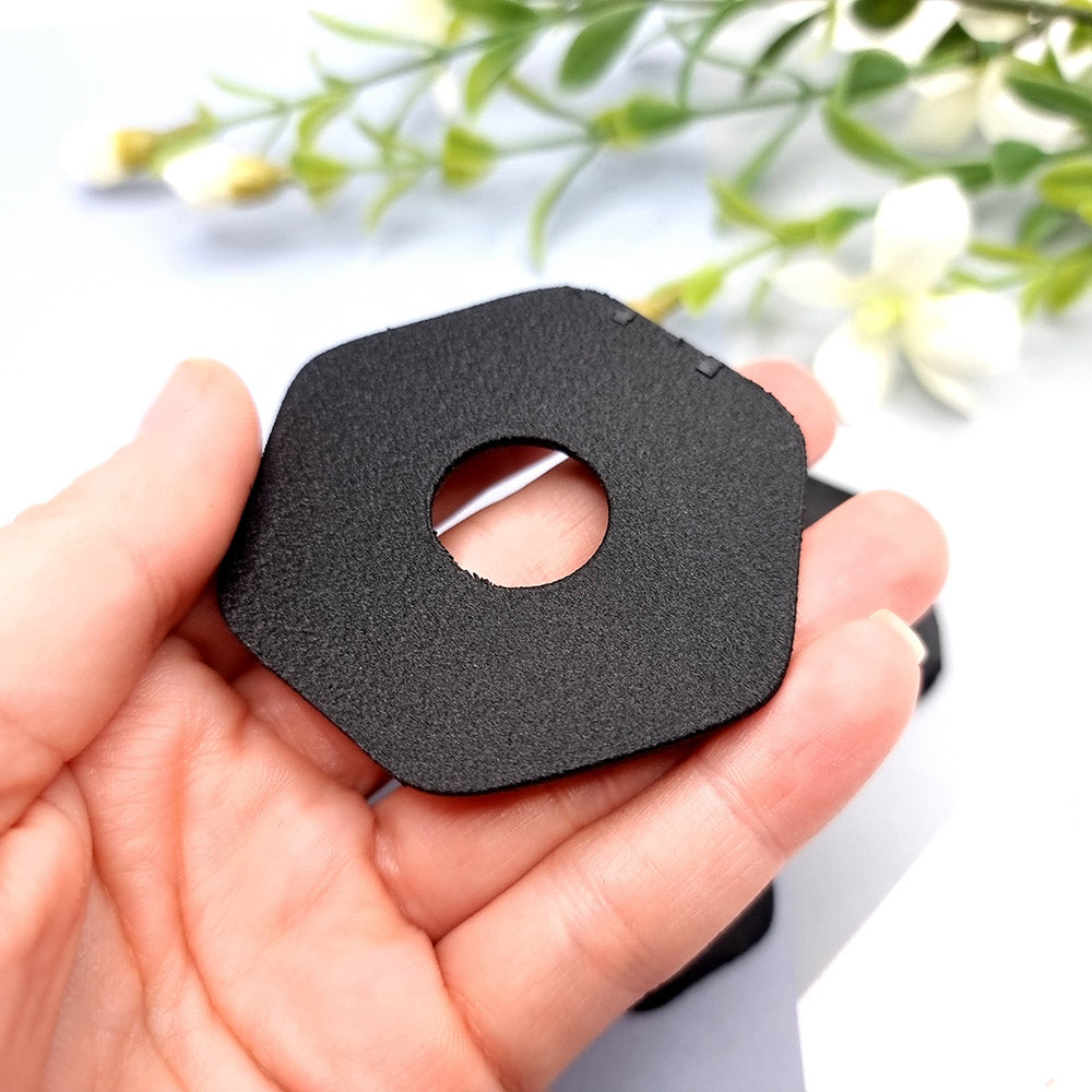 Geometric Blanks - Hexagon Central Donut Bakeable Blanks SweetyBijou Tools   
