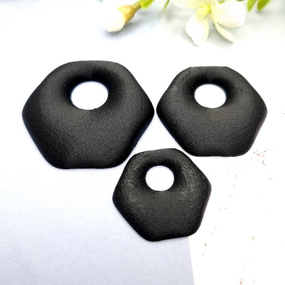 Geometric Blanks - Hexagon Side Donut Bakeable Blanks SweetyBijou Tools   