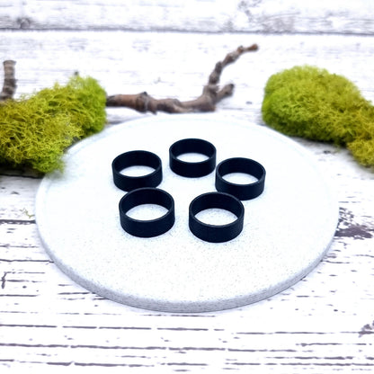 Flat Ring Blanks - Medium (7.5mm) Bakeable Blanks SweetyBijou Tools   