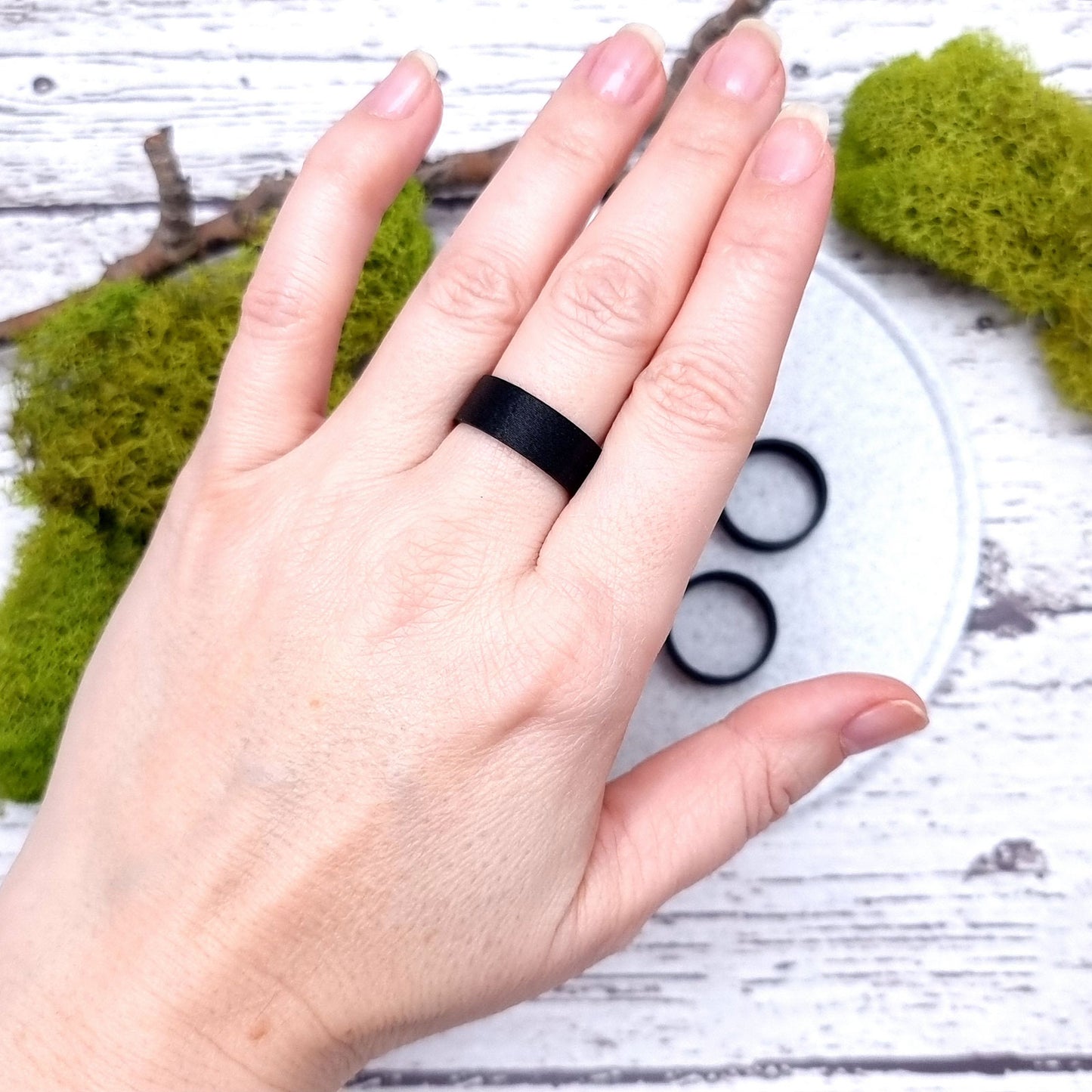 Flat Ring Blanks - Medium (7.5mm) Bakeable Blanks SweetyBijou Tools   