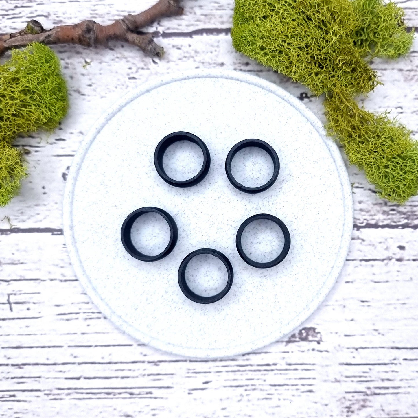 Light Convex Ring Blanks - Wide (12.5mm) Bakeable Blanks SweetyBijou Tools   