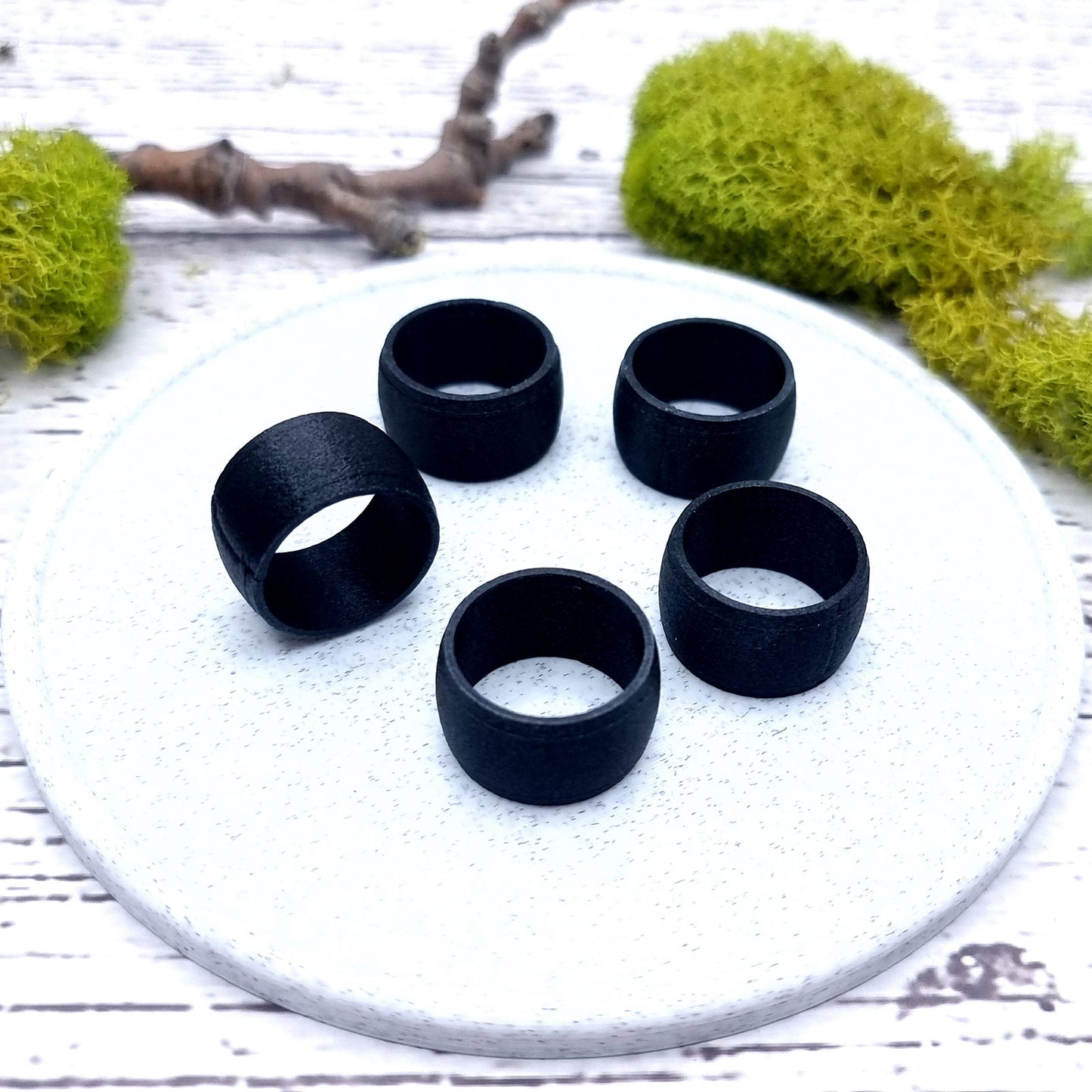 Light Convex Ring Blanks - Wide (12.5mm) Bakeable Blanks SweetyBijou Tools   