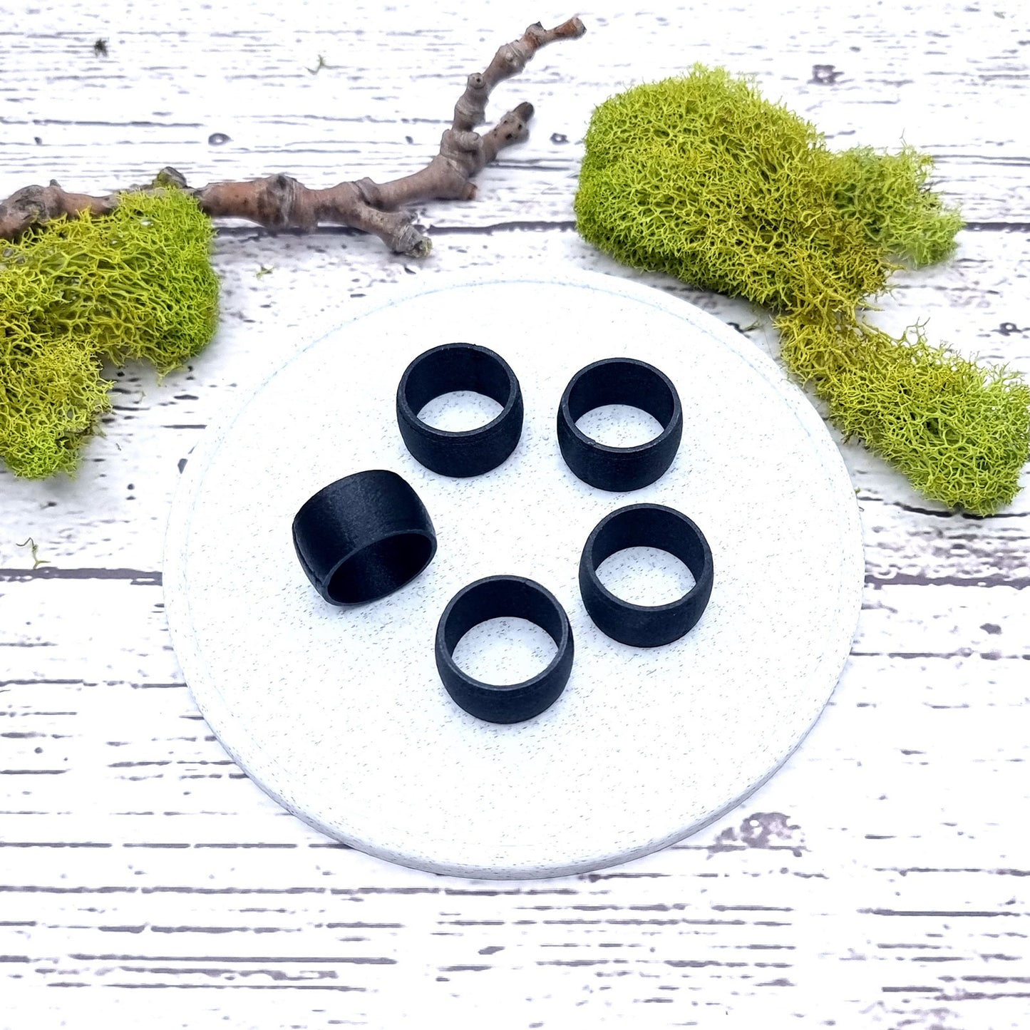 Light Convex Ring Blanks - Wide (12.5mm) Bakeable Blanks SweetyBijou Tools   