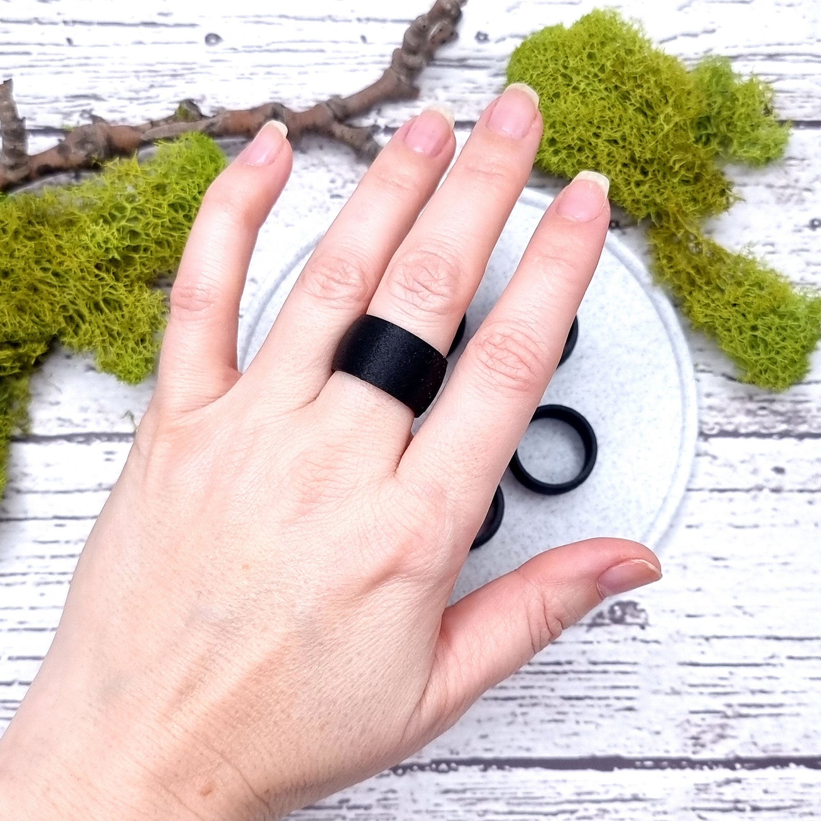 Light Convex Ring Blanks - Wide (12.5mm) Bakeable Blanks SweetyBijou Tools   