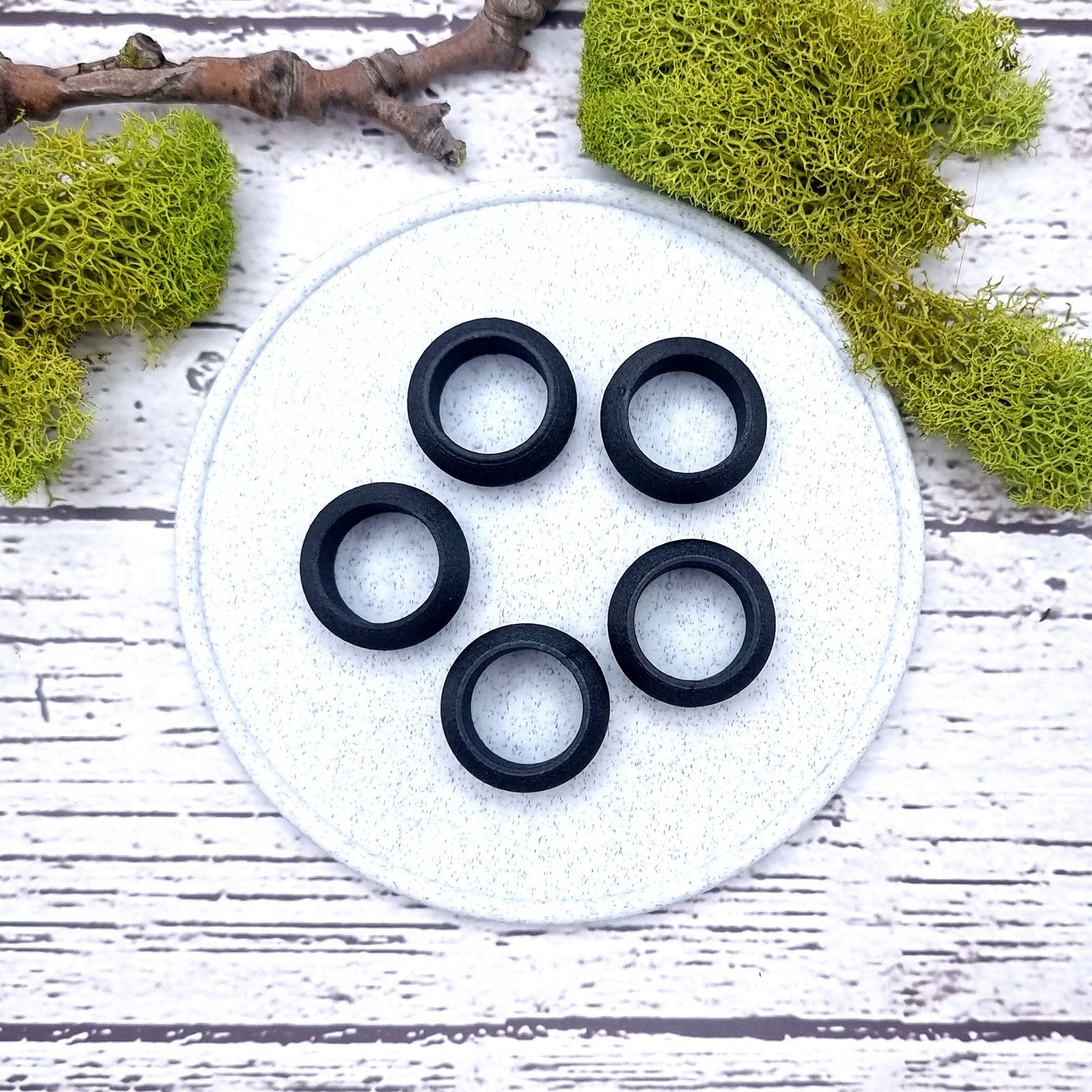 Highly Convex Ring Blanks - Wide (12.5mm) Bakeable Blanks SweetyBijou Tools   