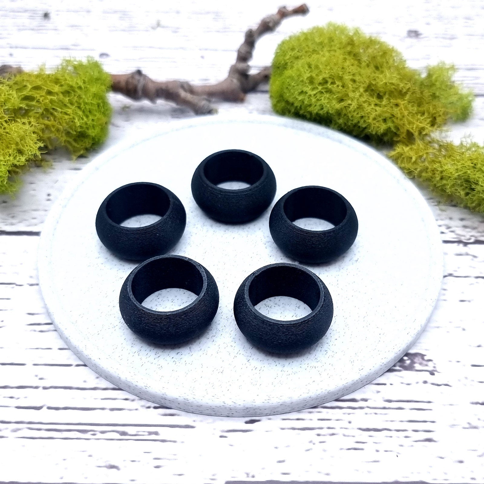 Highly Convex Ring Blanks - Wide (12.5mm) Bakeable Blanks SweetyBijou Tools   