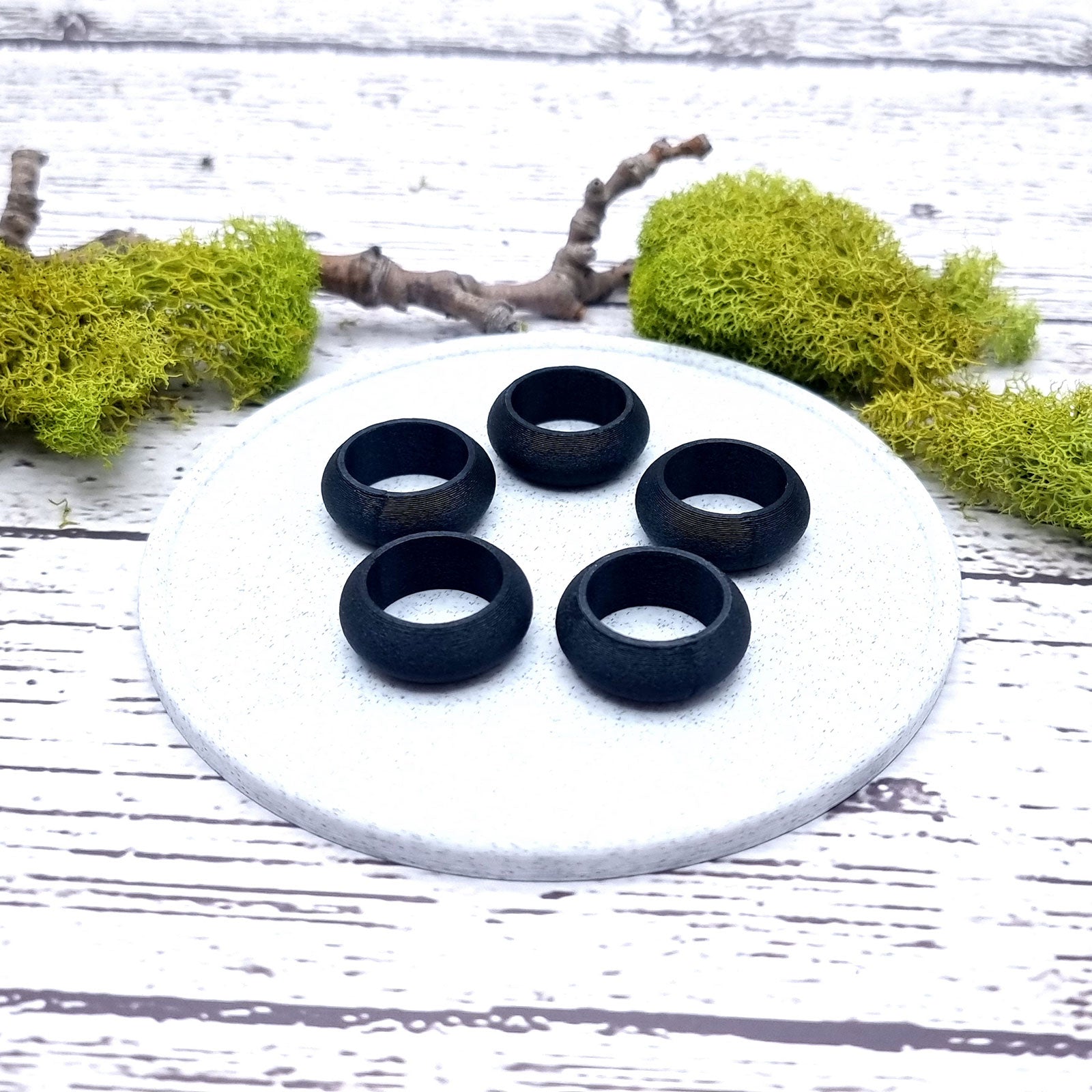 Highly Convex Ring Blanks - Medium (10mm) Bakeable Blanks SweetyBijou Tools   