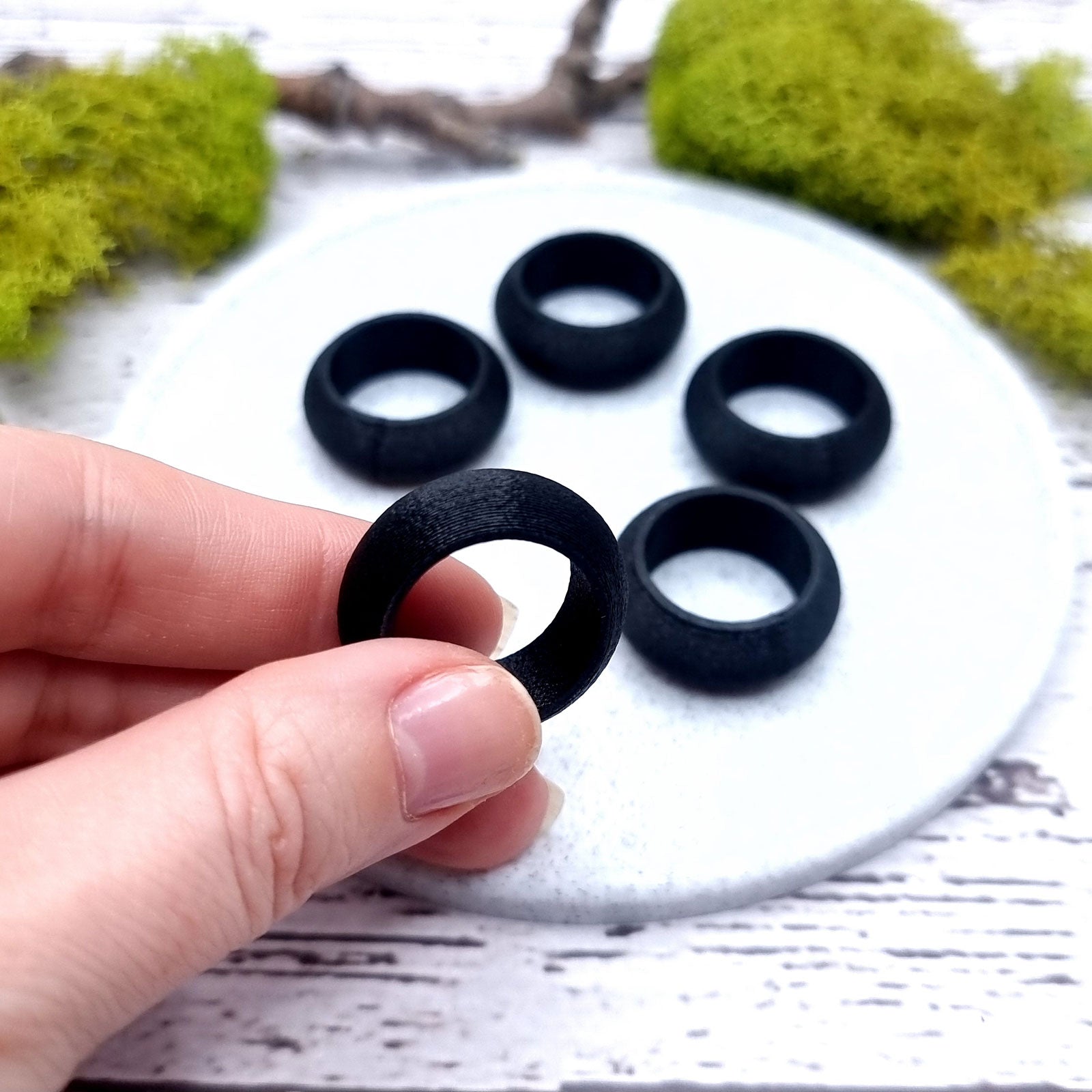 Highly Convex Ring Blanks - Medium (10mm) Bakeable Blanks SweetyBijou Tools   