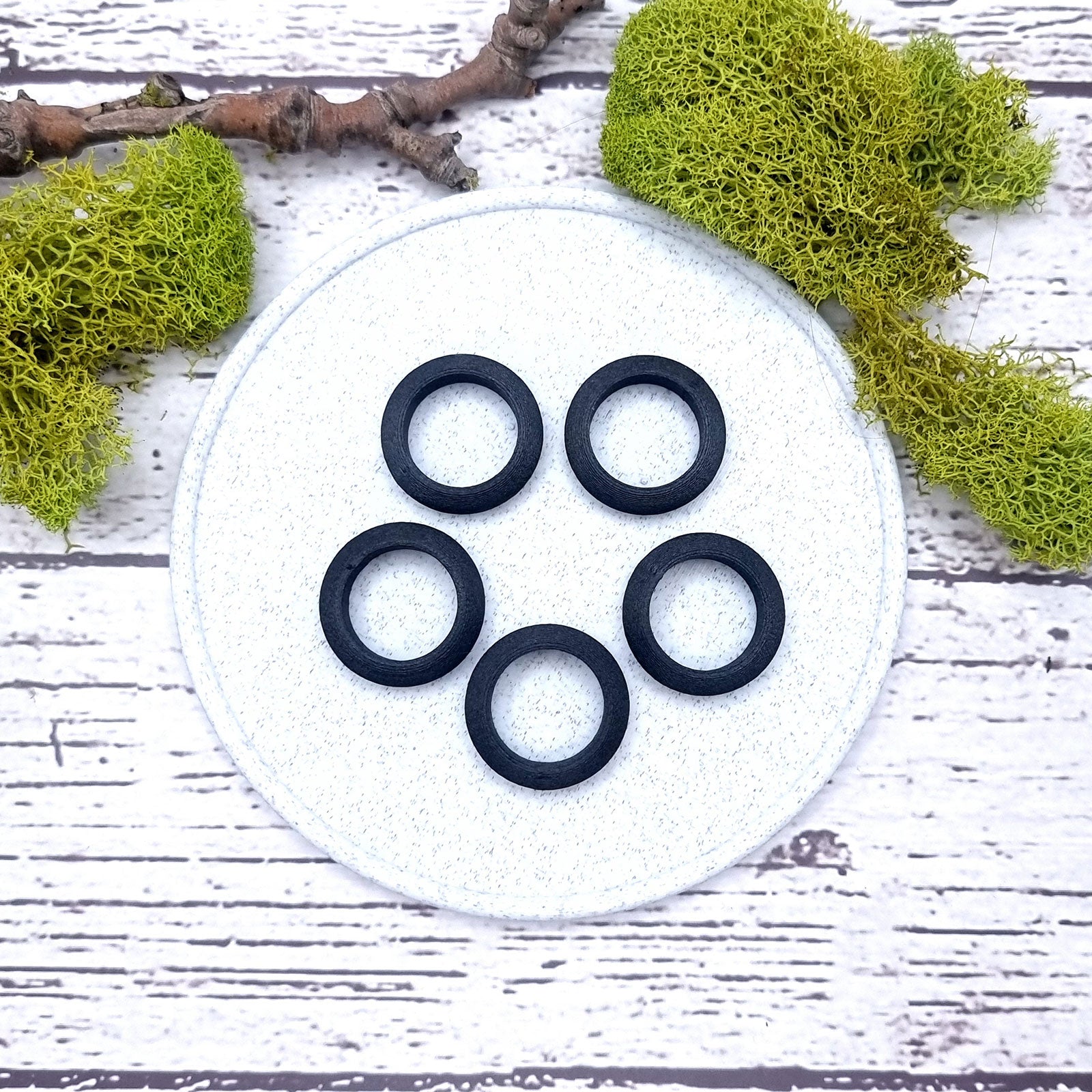 Highly Convex Ring Blanks - Tiny (7.5mm) Bakeable Blanks SweetyBijou Tools   