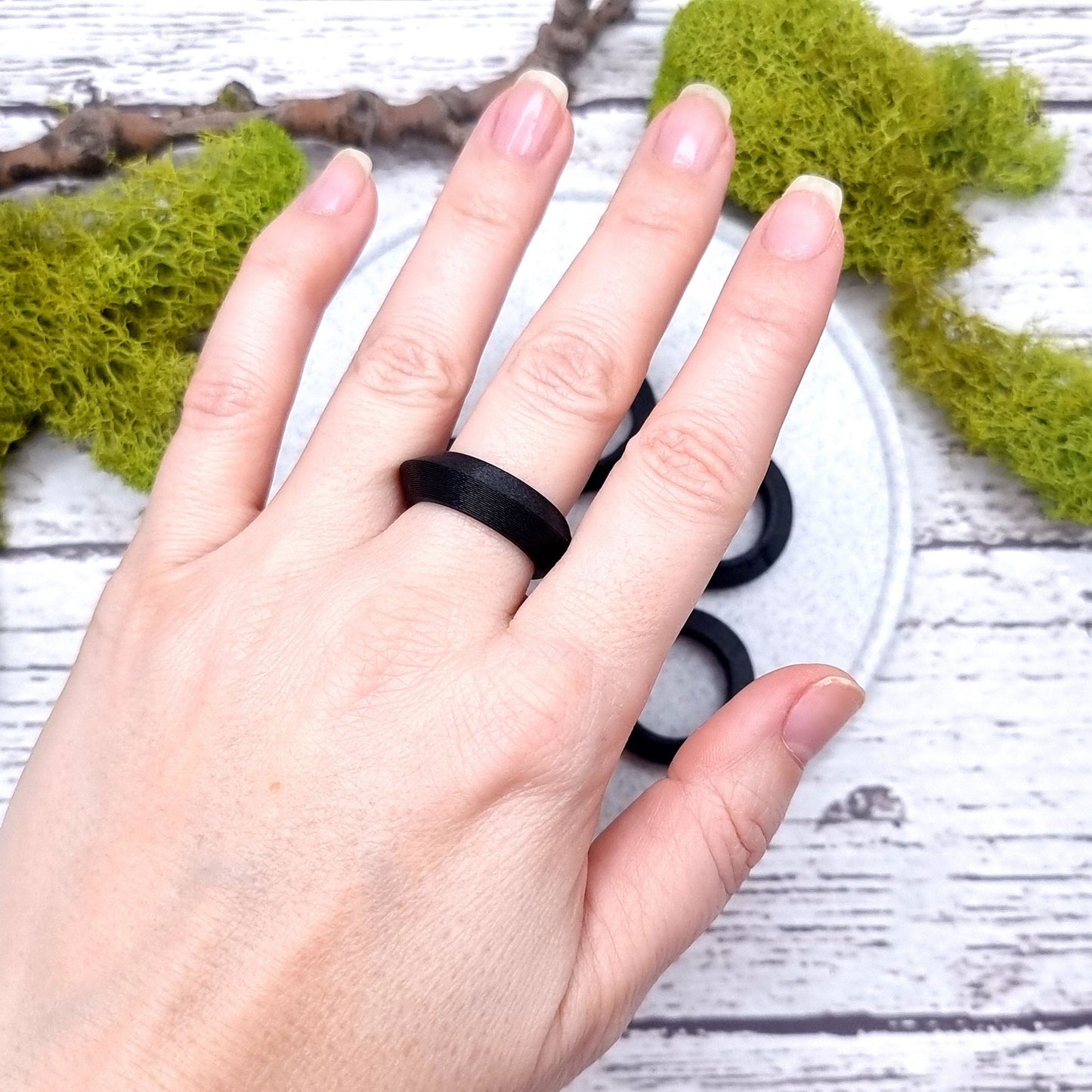 Sharp Convex Ring Blanks - Tiny (7.5mm) Bakeable Blanks SweetyBijou Tools   