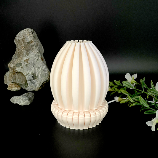 Blossom Glow Lamp - 3D Printed Modern Table Light, Soft Ambient Lighting for Cozy Home Decor