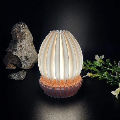 Blossom Glow Lamp - 3D Printed Modern Table Light, Soft Ambient Lighting for Cozy Home Decor