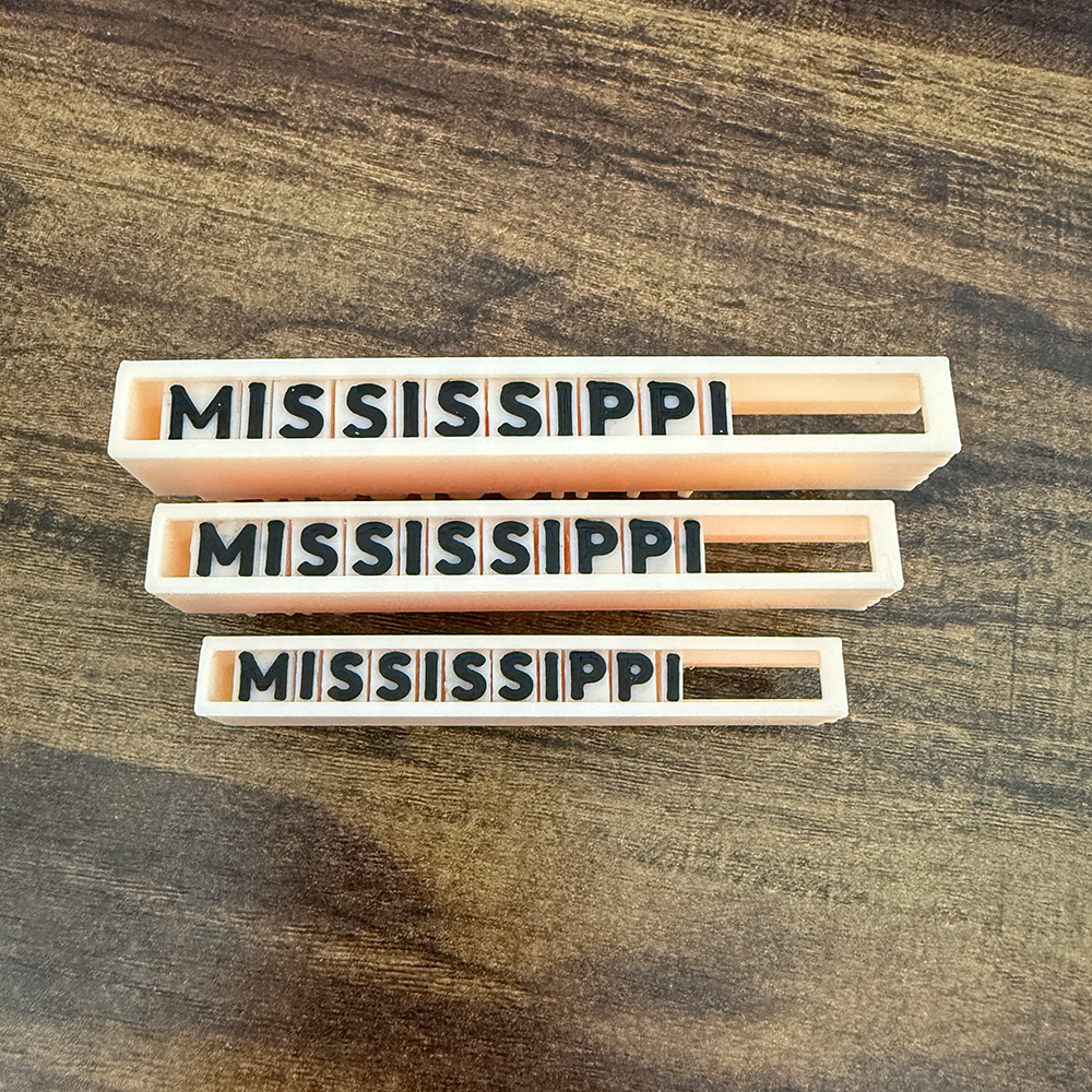 ABC - Alphabet 3 Sets with 114x stamps inside each set + holders